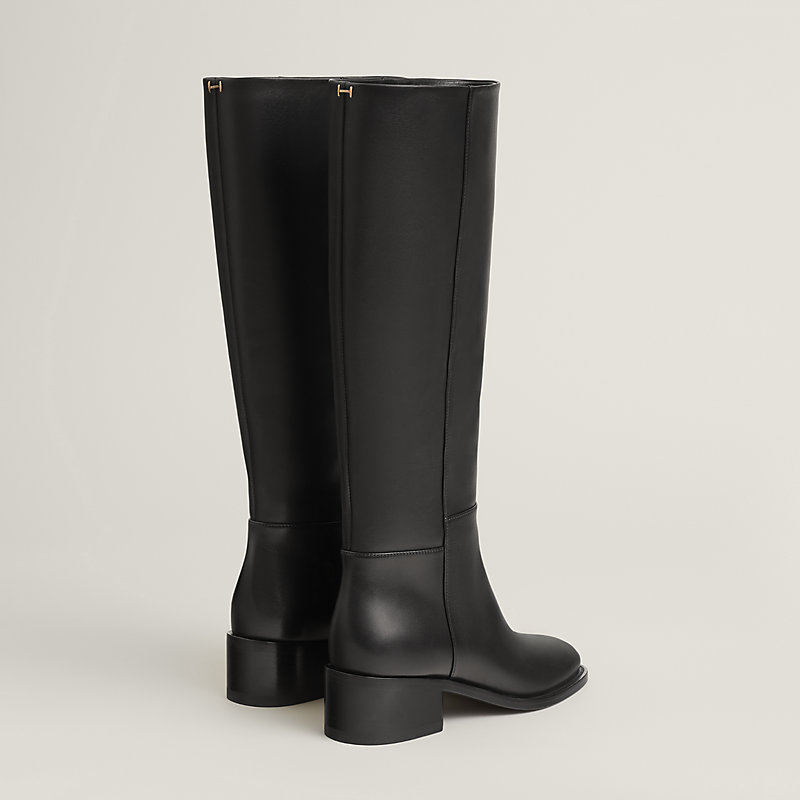 HERMES ブラッシュ40スエードブラック Lasso 40 boot - Black | Hermès USA